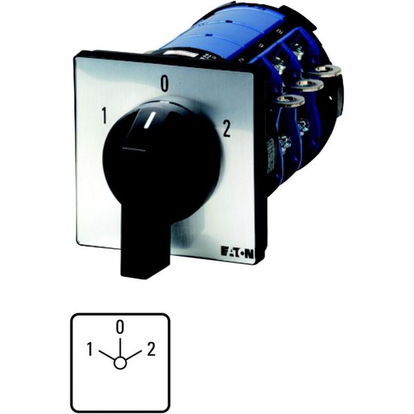 Changeoverswitches, T8, 315 A, flush mounting, 3 contact unit(s), Contacts: 9, 60 °, maintained, With 0 (Off) position, 1-0-2, Design number 8212 image 3