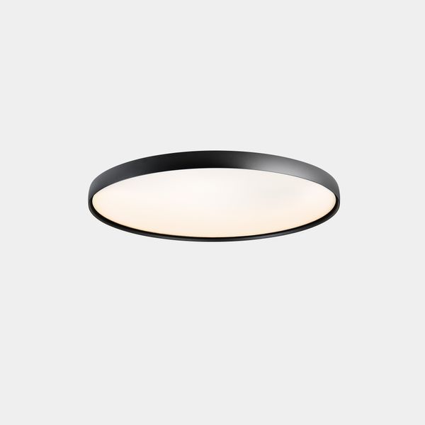 Ceiling fixture Luno Slim Surface Large 67.2W 3000K CRI 90 ON-OFF / DALI-2 Black IP20 6917lm image 1