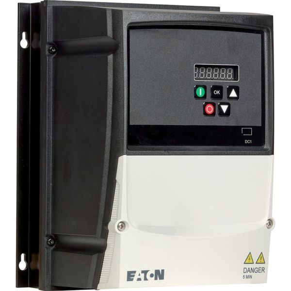 Variable frequency drive, 230 V AC, 3-phase, 7 A, 1.5 kW, IP66/NEMA 4X, Radio interference suppression filter, Brake chopper, 7-digital display assemb image 20
