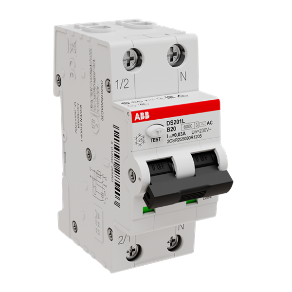DS201 B20 AC30 Residual Current Circuit Breaker with Overcurrent Protection image 8
