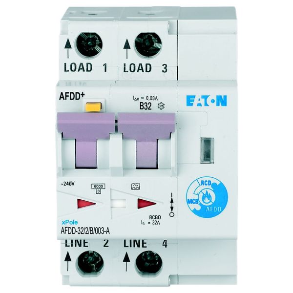 Arc Fault Detection Device, 2p, B, 32 A, 30 mA, type A image 8