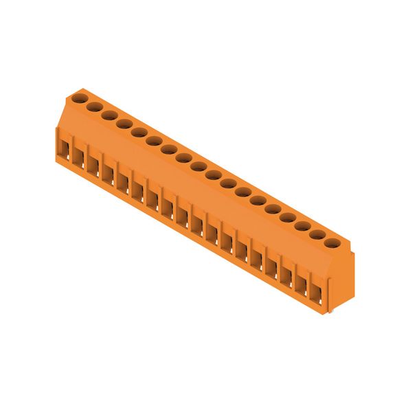 PCB terminal, 5.00 mm, Number of poles: 18, Conductor outlet direction image 2