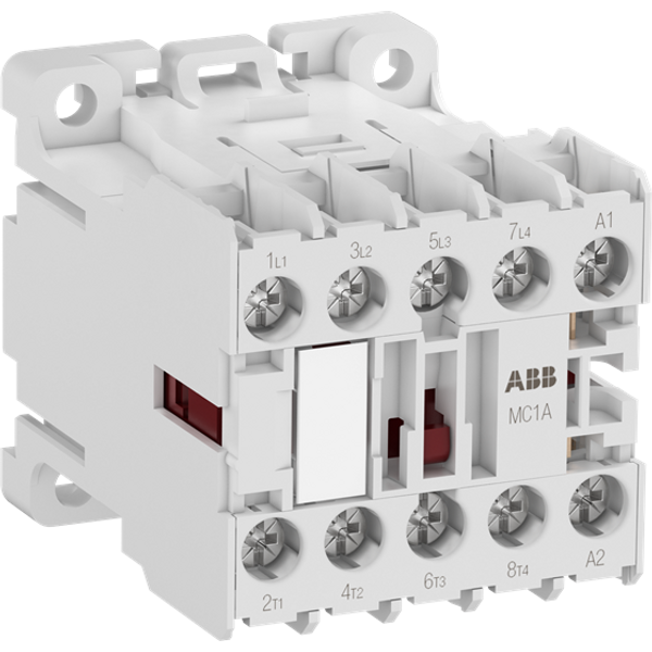 MC1C400ATD Mini Contactor 24 V DC - 4 NO - 0 NC - Screw Terminals image 2