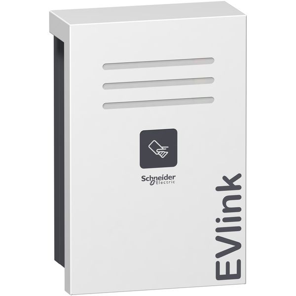 EVlink PARKING Wall Mounted 22KW 1xT2 With Shutter RFID EV CHARGING STATION image 1