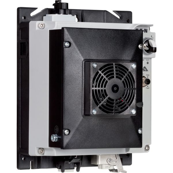Speed controller, 8.5 A, 4 kW, Sensor input 4, 400/480 V AC, AS-Interface®, S-7.4 for 31 modules, HAN Q5, with manual override switch, with fan image 21