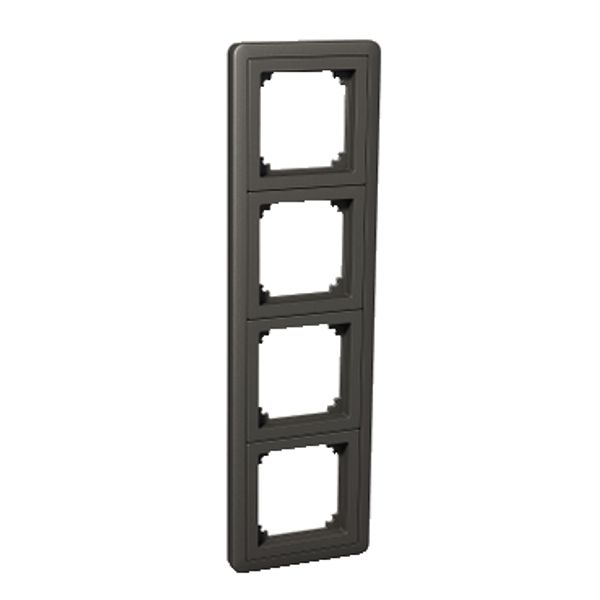 Exxact Combi 4-gang frame anthracite image 2
