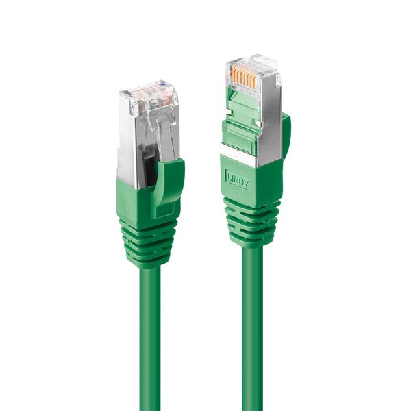 0.3m Cat.6 S/FTP LSZH Network Cable, Green RJ45, M/M, 250MHz, Copper, 26AWG image 1