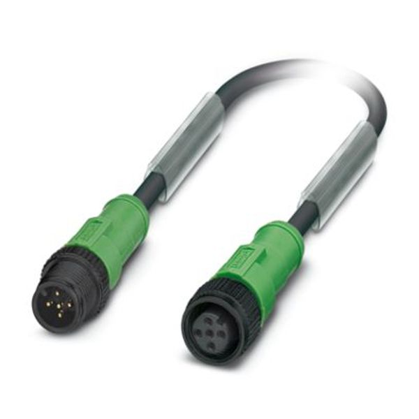 SAC-5P-M12MS/ 5,0-PUR/M12FS P - Sensor/actuator cable image 1