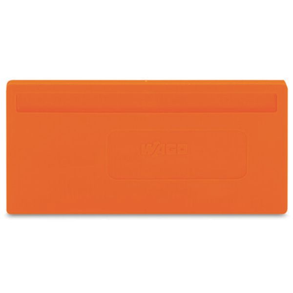 Separator plate 2 mm thick oversized orange image 2