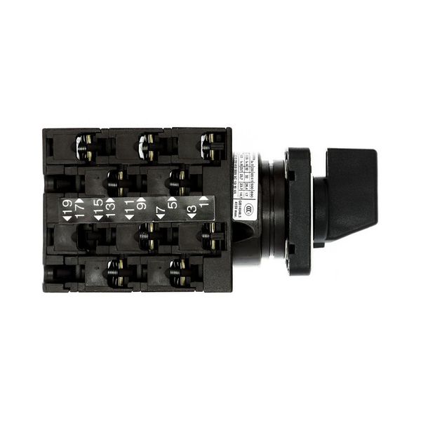 Step switches, T3, 32 A, flush mounting, 5 contact unit(s), Contacts: 9, 45 °, maintained, Without 0 (Off) position, 1-3, Design number 8270 image 10