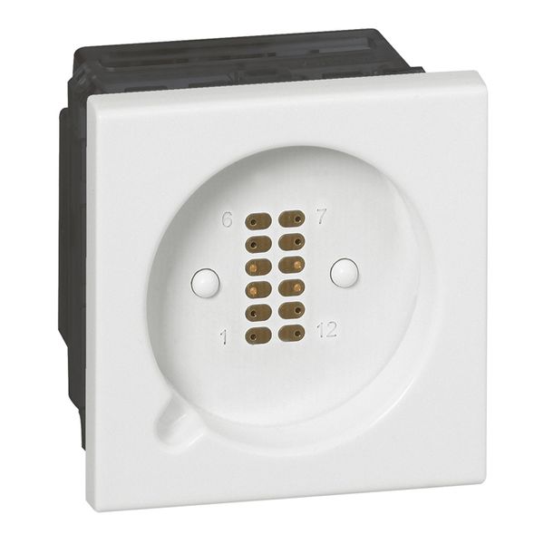 Socket for hand held remote control unit-for Cat.No 0 782 42/44-white antimicrob image 1