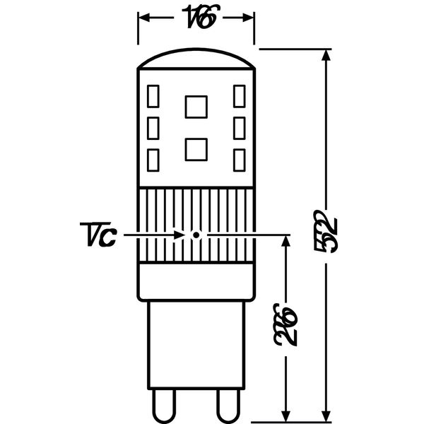 PARATHOM® DIM LED PIN G9 30 3 W/2700 K G9 image 4