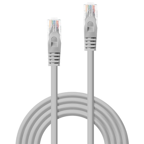 90m Cat.5e U/UTP Network Cable, Grey RJ45, M/M, 100MHz, copper image 2