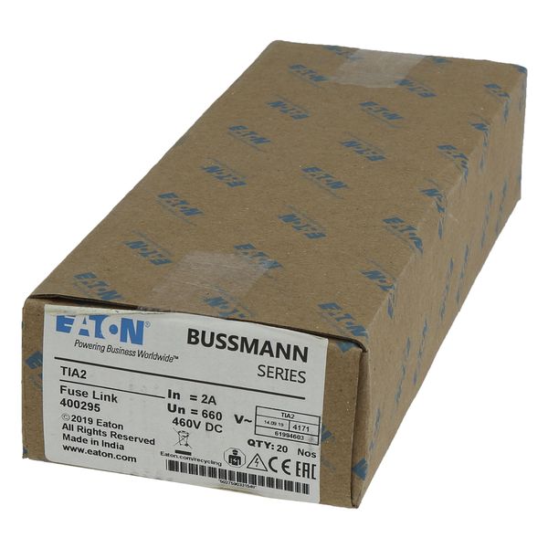 Fuse-link, LV, 2 A, AC 660 V, DC 460 V, BS88/A2, 22 x 86 mm, gL/gG, BS image 21