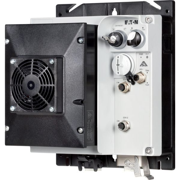 Speed controllers, 8.5 A, 4 kW, Sensor input 4, 180/207 V DC, AS-Interface®, S-7.4 for 31 modules, HAN Q5, with braking resistance, with fan image 9