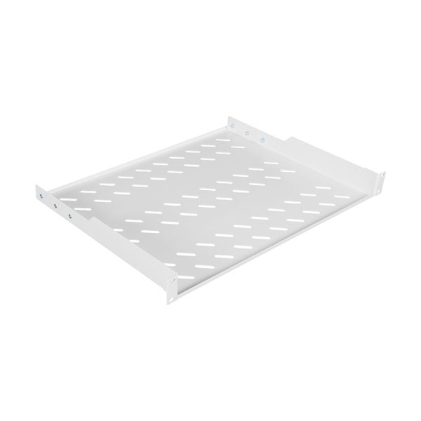 19" Shelf Fix, 1U, up to 30kg Load, D=250mm, Low Profile image 1