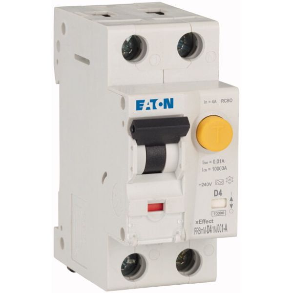 RCD/MCB combination, 4 A, 10 mA, MCB trip characteristic: D, 1p+N, RCD trip characteristic: A image 4