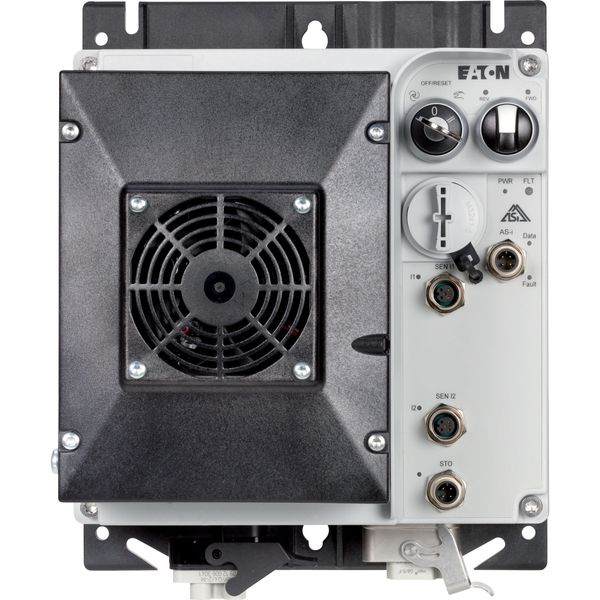 Speed controllers, 8.5 A, 4 kW, Sensor input 4, 230/277 V AC, AS-Interface®, S-7.4 for 31 modules, HAN Q4/2, STO (Safe Torque Off), with fan image 16