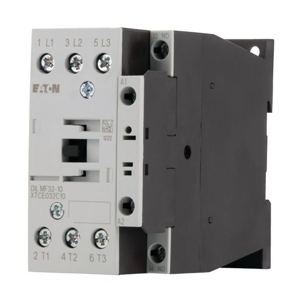 Contactor, 4 pole, AC operation, AC-1: 32 A, 1 N/O, 110 V 50 Hz, 120 V 60 Hz, Screw terminals image 3