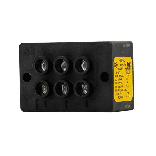 Terminal block, low voltage, 90 A, AC 600 V, DC 600 V, 5P, UL, CSA image 5