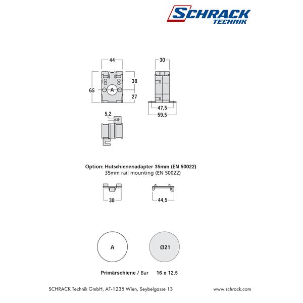 Current transformer 150/5A 21mm diameter, class 0.5 image 13