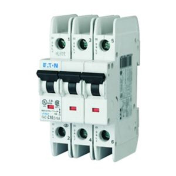 Miniature circuit breaker (MCB), 25 A, 3p, characteristic: D image 4