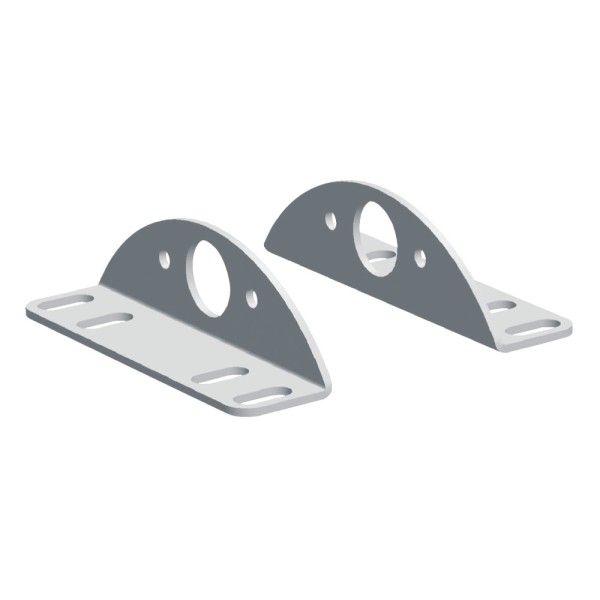 Mounting bracket for FIELDLED EVO, V2A, for planar mounting, 1 pair image 1