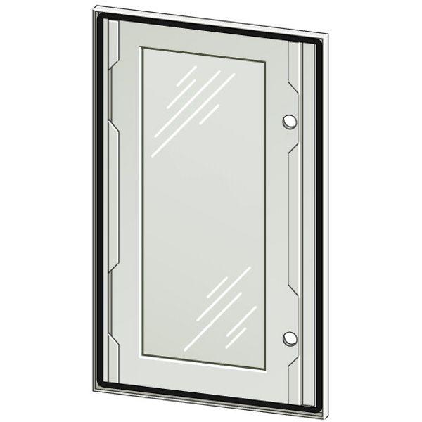 Door, transparent, IP66, HxW=600x500mm image 1