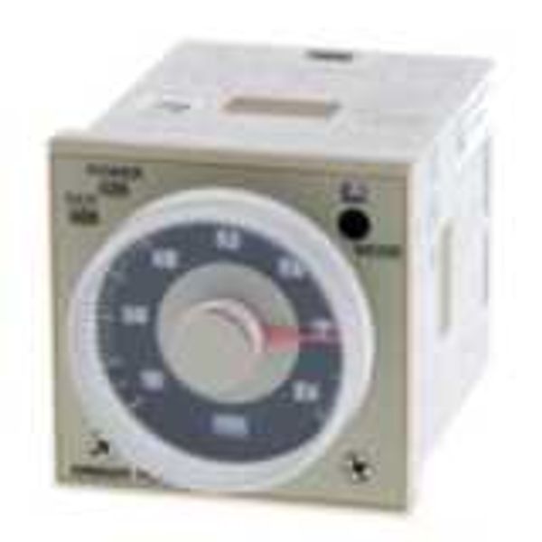 Timer, plug-in, 8-pin, 1/16DIN (48 x 48mm), on/flicker-on/flicker-off/ image 1