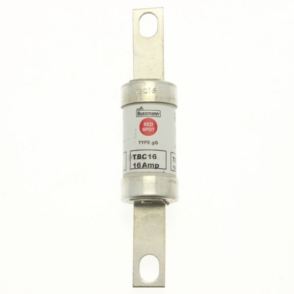 Fuse-link, low voltage, 16 A, AC 660 V, DC 460 V, BS88, 27 x 129 mm, gL/gG, BS image 2