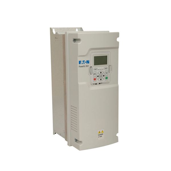 Variable frequency drive, 500 V AC, 3-phase, 10 A, 5.5 kW, IP54/NEMA12, Brake chopper, DC link choke image 1