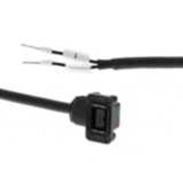1S series servo brake cable, 3 m, 230 V: 100 to 750 W image 1