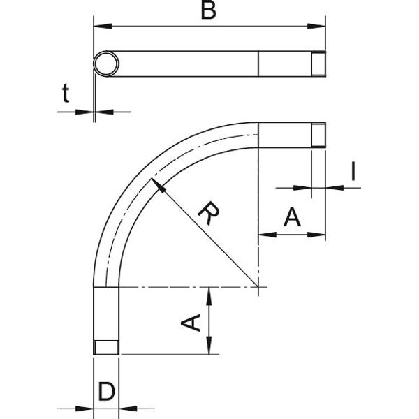 SBNM20 G Conduit threaded bend with threaded coupler M20x1,5 image 2