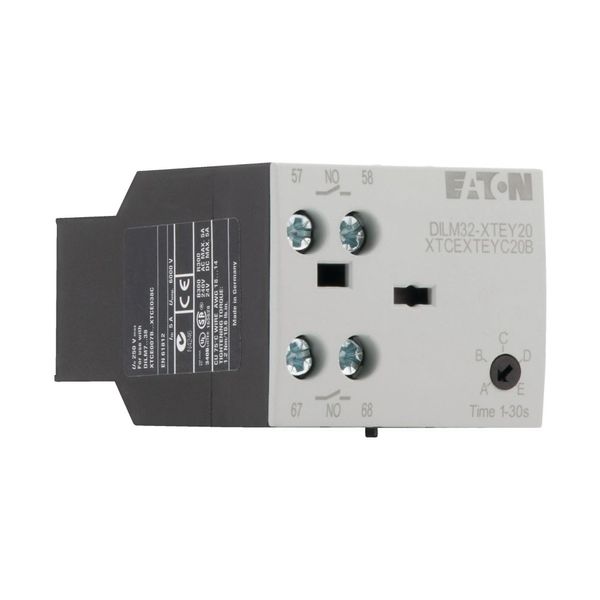 Timer module, 100-130VAC, 1-30s, star-delta image 6