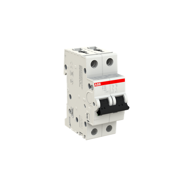 S202-D20 Miniature Circuit Breaker - 2P - D - 20 A image 2