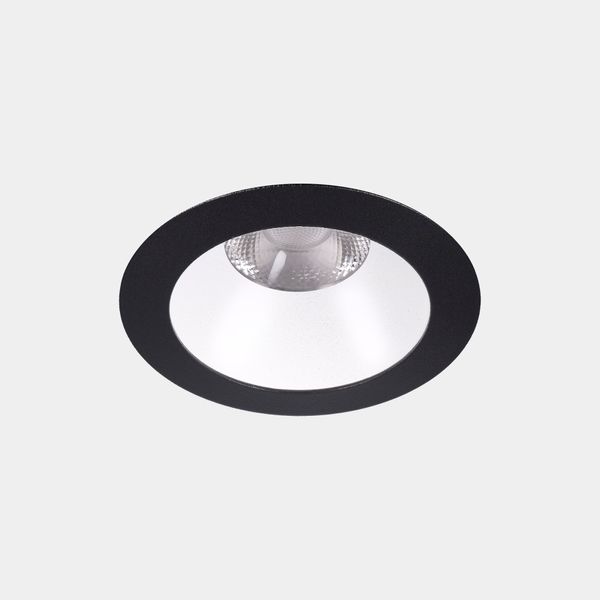 Downlight Play Deco Symmetrical Round Fixed 11.9W LED warm-white 3000K CRI 90 44.8º PHASE CUT Black/White IP54 1285lm image 1