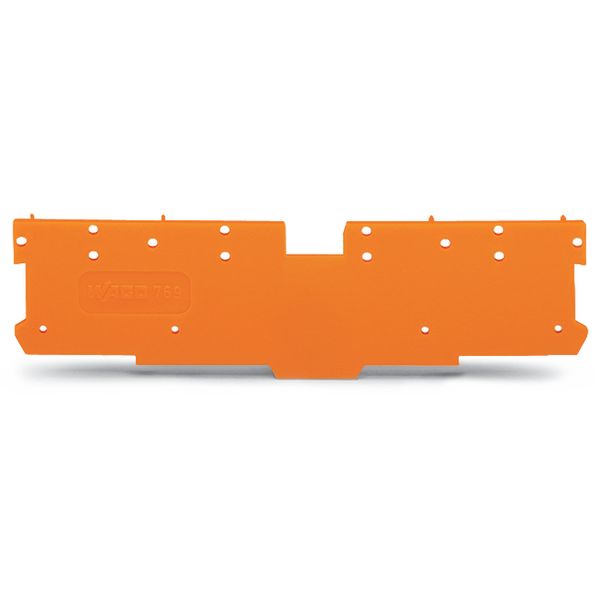 End and intermediate plate 1.1 mm thick orange image 2