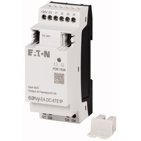 I/O expansion, For use with easyE4, 24 V DC, Inputs/Outputs expansion (number) digital: 4, Push-In image 3