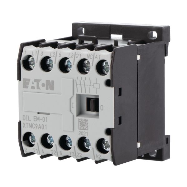 Contactor, 220 V 50/60 Hz, 3 pole, 380 V 400 V, 4 kW, Contacts N/C = Normally closed= 1 NC, Screw terminals, AC operation image 12