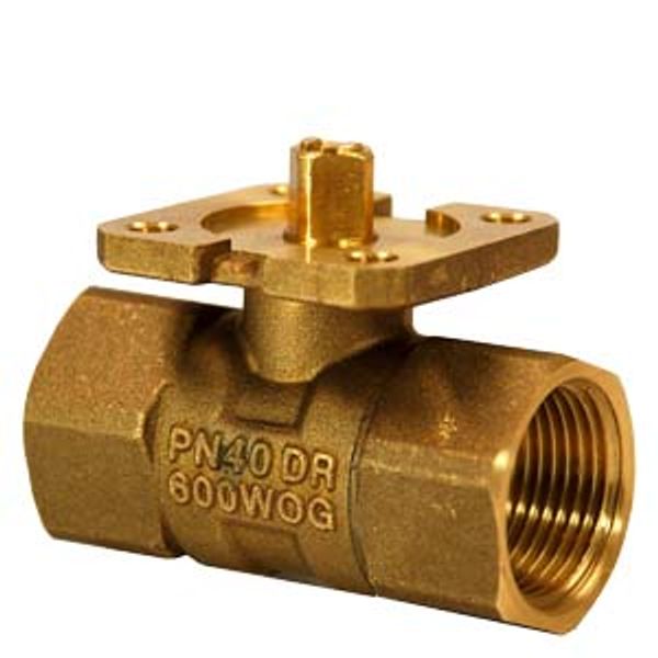 VAI61.20-4 - 2-port ball valve, internal thread, PN40, DN20, kvs 4 image 1