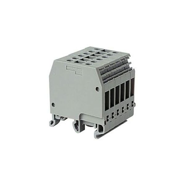 MB10/10,L8, DISTRIBUTION TERMINAL BLOCK, GREY, 82.5X44.5X40.5MM image 1