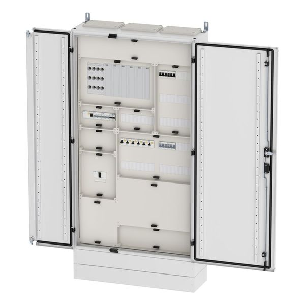 Wall-mounted enclosure EMC2 empty, IP55, protection class II, HxWxD=1100x1300x270mm, white (RAL 9016) image 3