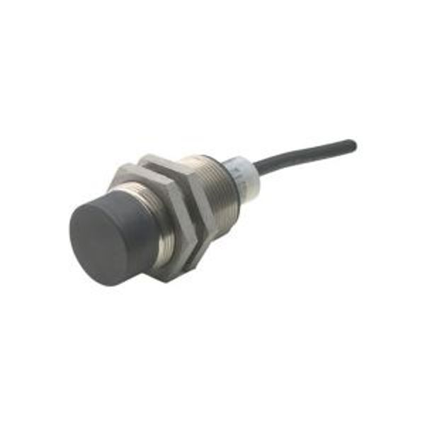 Proximity switch, E57 Premium+ Series, 1 NC, 3-wire, 6 - 48 V DC, M30 x 1 mm, Sn= 22 mm, Semi-shielded, PNP, Stainless steel, 2 m connection cable image 1