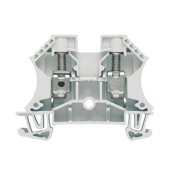 Feed-through terminal block, Screw connection, 10 mm², 1000 V, 57 A, N image 2