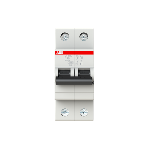 SH202L-C25 Miniature Circuit Breaker - 2P - C - 25 A image 1