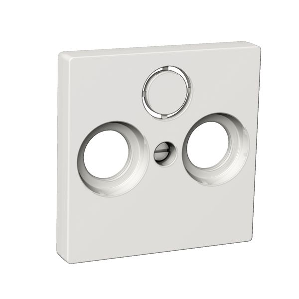 cover plate  for R/TV/SAT socket, Exxact, white image 3