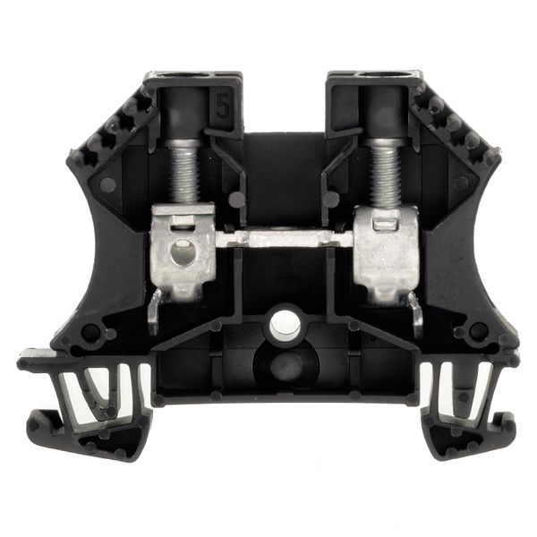 Feed-through terminal block, Screw connection, 10 mm², 1000 V, 57 A, N image 1