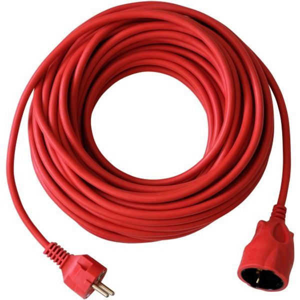 Plastic Extension Cable Red 20m H05VV-F 3G1,5 image 1