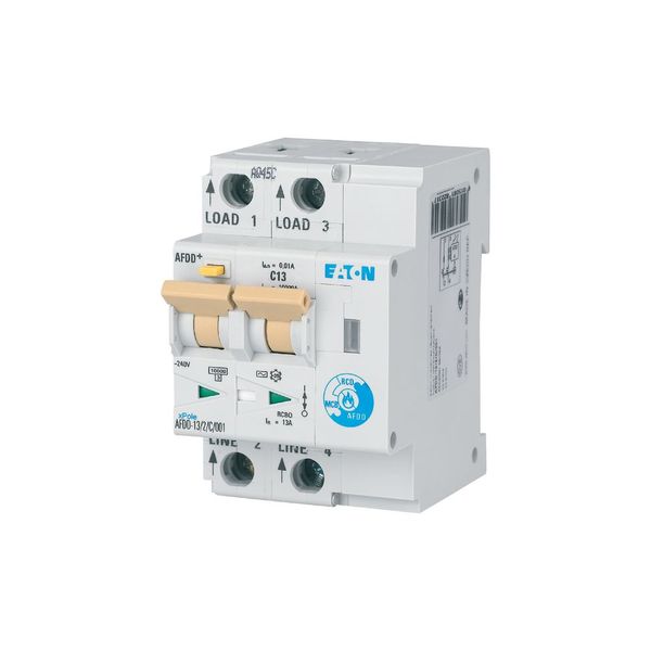 Arc Fault Detection Device, 2p, C, 13 A, 30 mA, type AC image 2