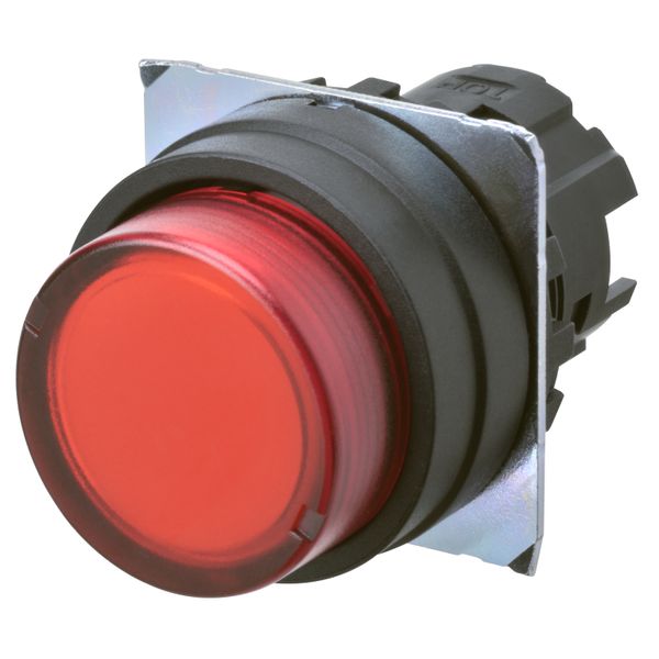 Pushbutton A22NZ 22 dia., bezel plastic, projected, momentary, cap col A2270025R image 3